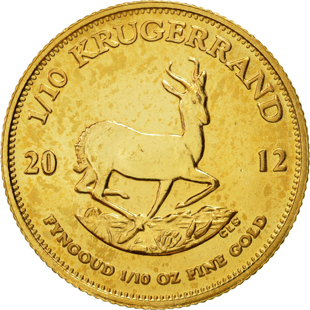 Südafrika, 1/10 Krugerrand, 2012, UNZ, Gold, KM:105