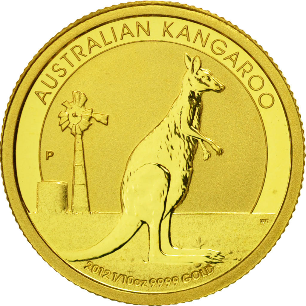 Munten, Australië, Kangaroo, 15 Dollars, 2012, UNC, Goud