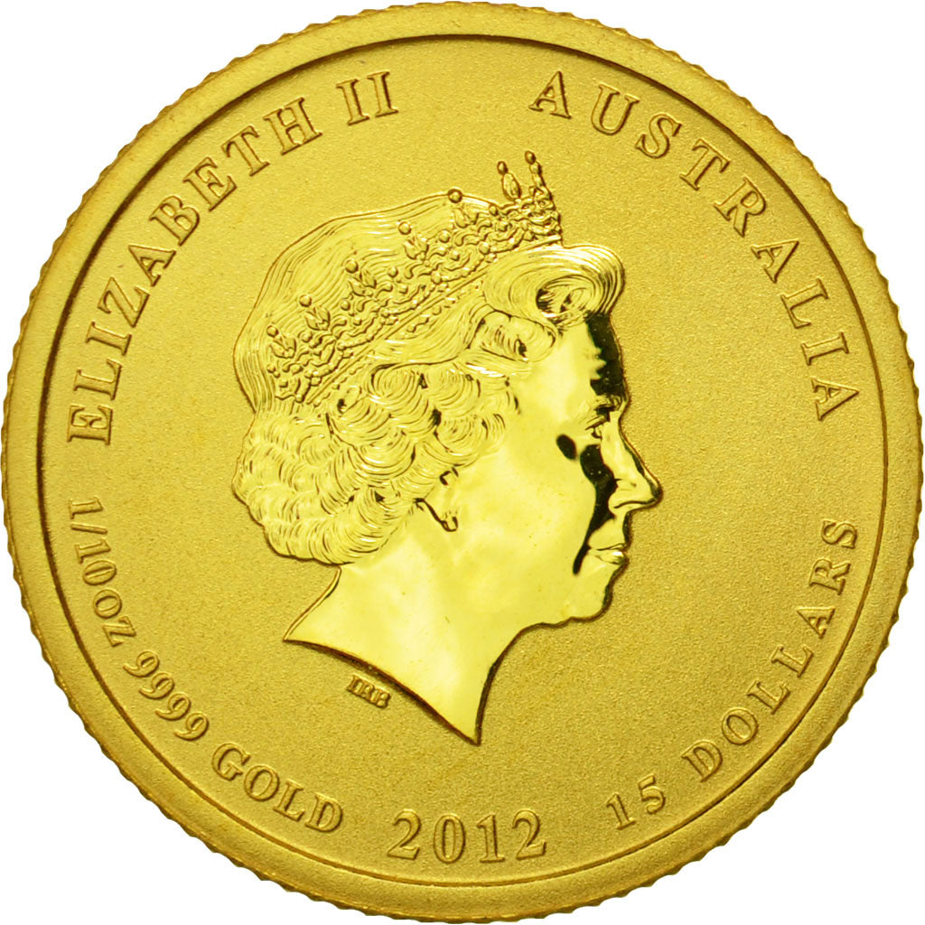 Coin, Australia, Elizabeth II, 15 Dollars, 2012, Perth, MS(64), Gold, KM:1671