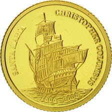 Palau, Christophe Colomb, Dollar, 2006, MS(65-70), Gold