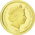 Moneta, Isole Salomone, Elizabeth II, 5 Dollars, 2011, B.H. Mayer, FDC, Oro