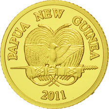 Papua New Guinea, Kina, 2011, Valcambi, MS(65-70), Gold, KM:59