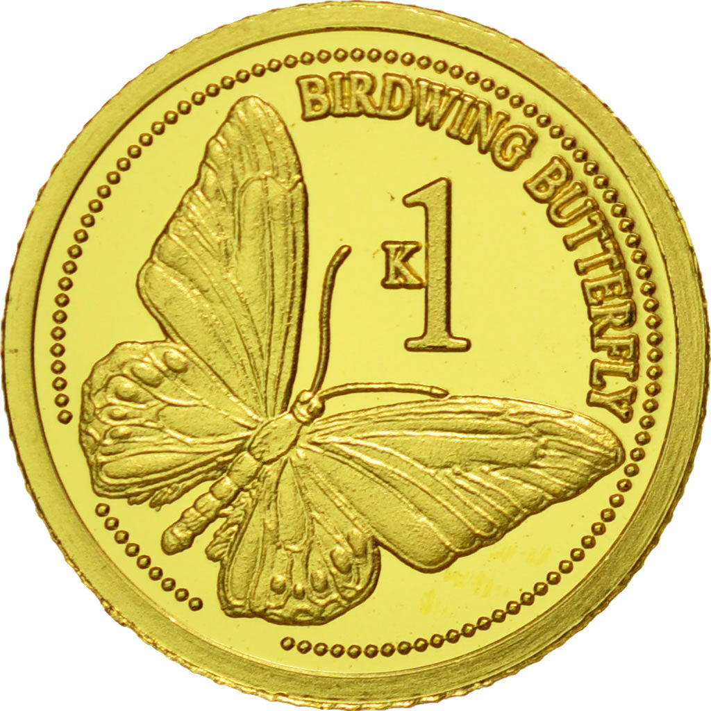 Papua New Guinea, Kina, 2011, Valcambi, MS(65-70), Gold, KM:59