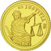 Münze, Ivory Coast, Justice, 1500 Francs CFA, STGL, Gold