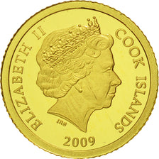 Coin, Cook Islands, Elizabeth II, 5 Dollars, 2009, Valcambi, MS(65-70), Gold