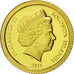 Solomon Islands, Elizabeth II, 5 Dollars, 2011, B.H. Mayer, MS(65-70), Gold