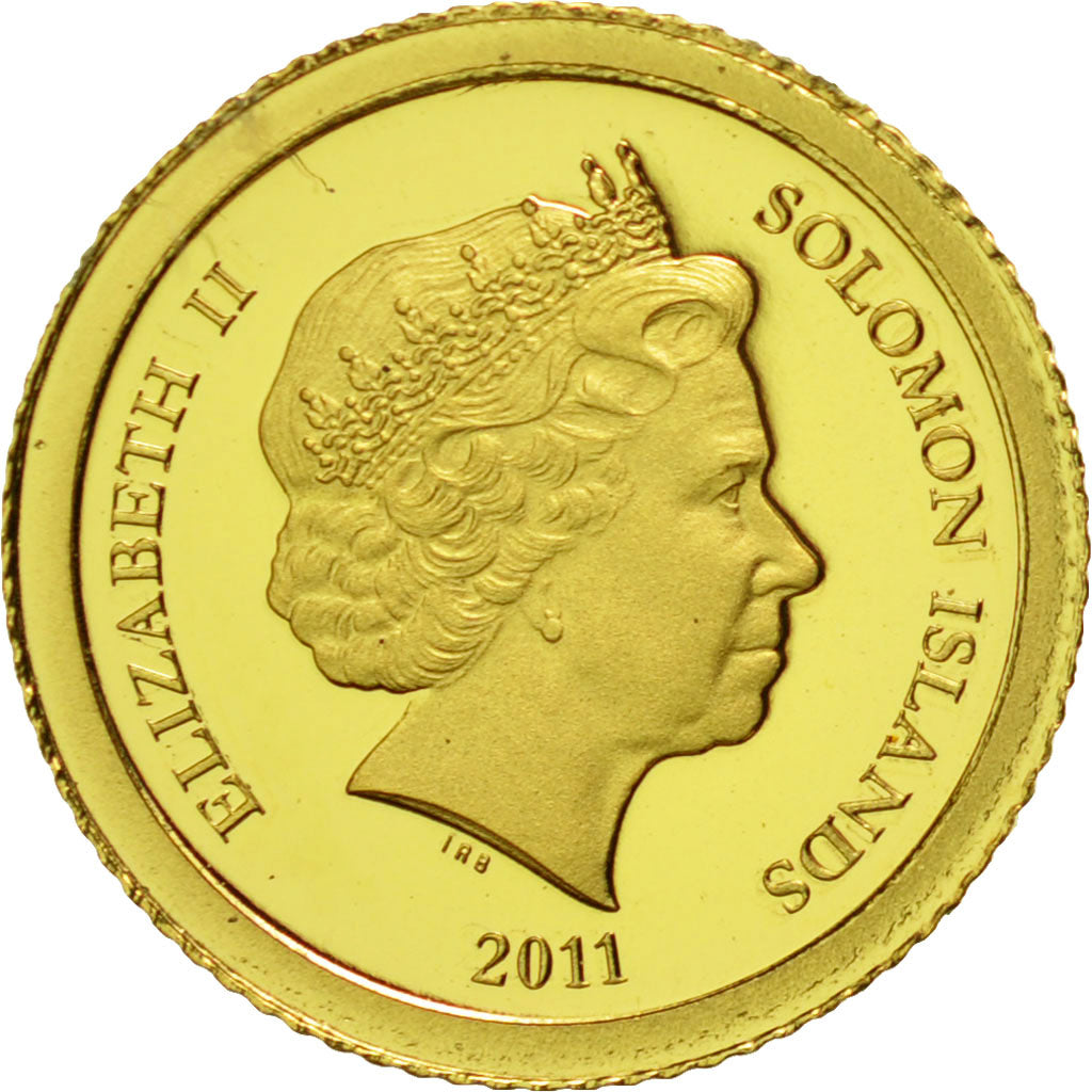 Coin, Solomon Islands, Elizabeth II, 5 Dollars, 2011, B.H. Mayer, MS(65-70)