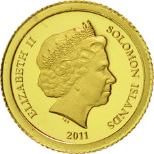 Coin, Solomon Islands, Elizabeth II, 5 Dollars, 2011, B.H. Mayer, MS(65-70)