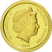 Isole Salomone, Elizabeth II, 5 Dollars, 2011, B.H. Mayer, FDC, Oro, KM:191