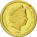 Munten, Salomoneilanden, Elizabeth II, 5 Dollars, 2011, B.H. Mayer, FDC, Goud