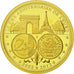France, Medal, 10ème Anniversaire de l'Euro, 2012, MS(65-70), Gold
