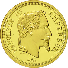 France, Medal, 100 Francs Napoléon 1861, MS(65-70), Gold