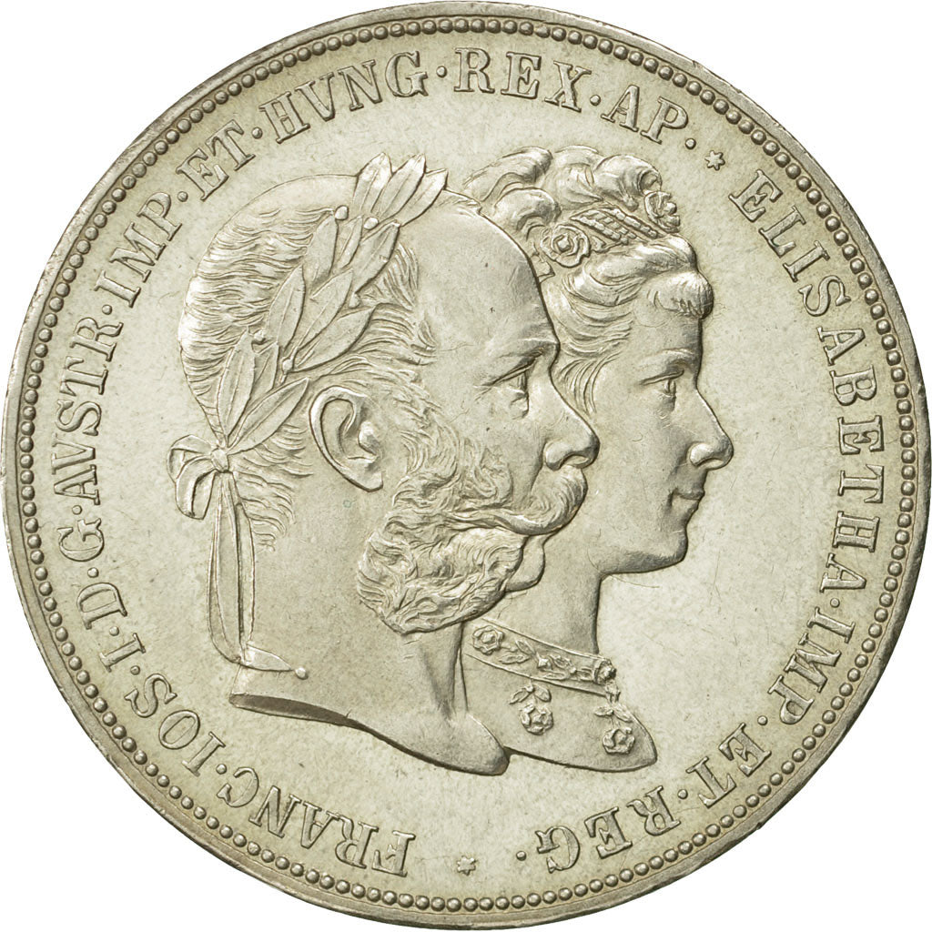 Austria, Franz Joseph I, 2 Gulden, Zwei, 1879, MS(60-62), Silver, KM:M5