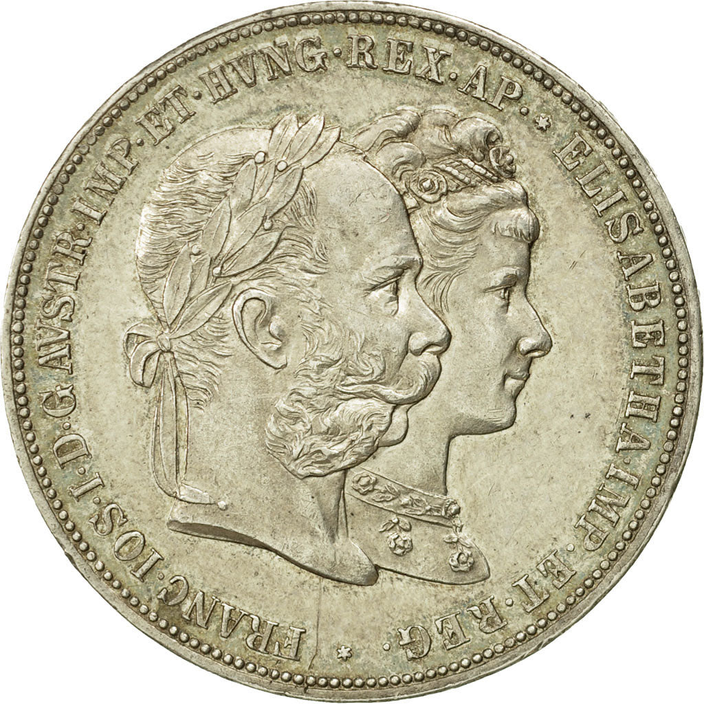 Austria, Franz Joseph I, 2 Gulden, Zwei, 1879, AU(55-58), Silver, KM:M5