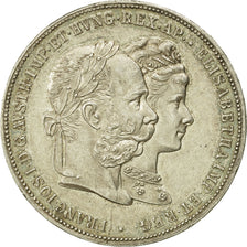 Austria, Franz Joseph I, 2 Gulden, Zwei, 1879, AU(55-58), Silver, KM:M5