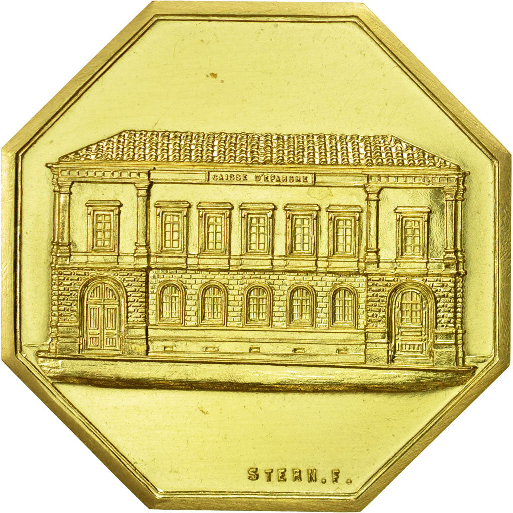 France, Token, Insurance, Caisse d'Épargne de Bordeaux, 1819, Stern, MS(60-62)