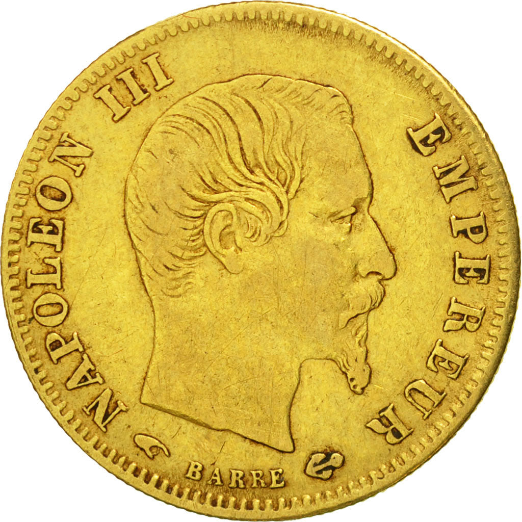 Coin, France, Napoleon III, Napoléon III, 5 Francs, 1859, Paris, VF(30-35)