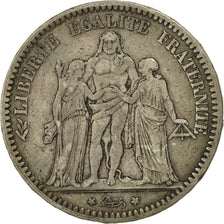 Coin, France, Hercule, 5 Francs, 1871, Paris, VF(30-35), Silver, KM:820.1