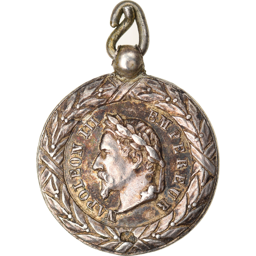 France, Napoléon III, Expédition du Méxique, History, Médaille, 1862-1863