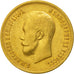 Moneta, Russia, Nicholas II, 10 Roubles, 1899, St. Petersburg, BB, Oro, KM:64