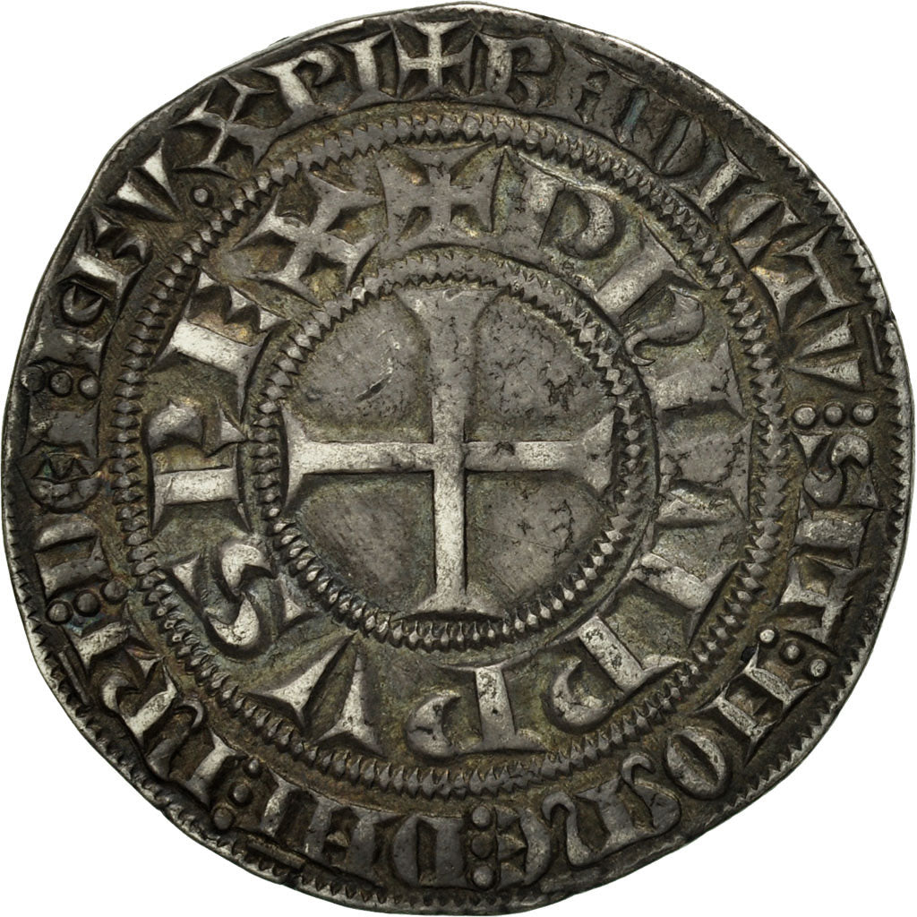 Francia, Philippe IV Le Bel, Gros Tournois, BB, Argento, Duplessy:213