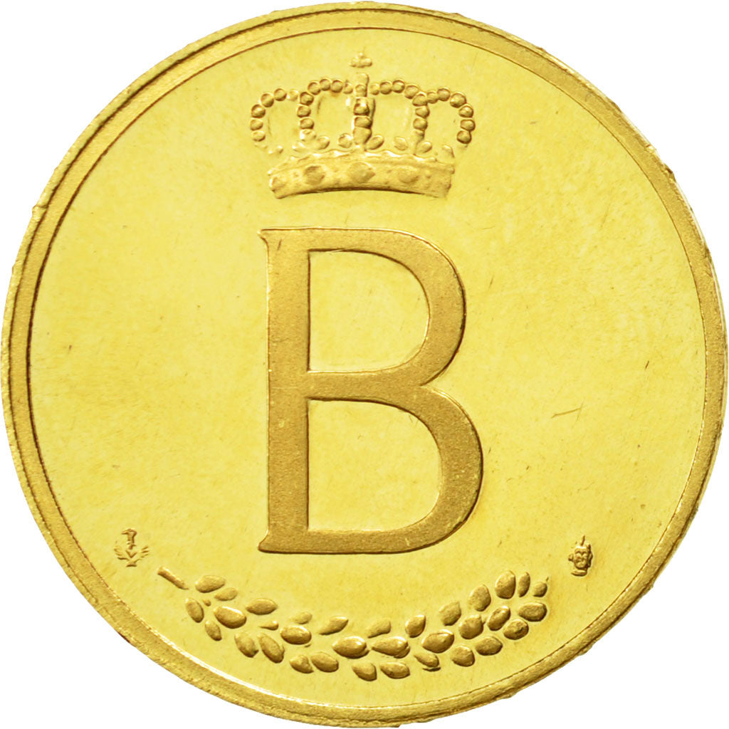 Belgium, Medal, Baudouin roi des Belges, 1976, MS(63), Gold