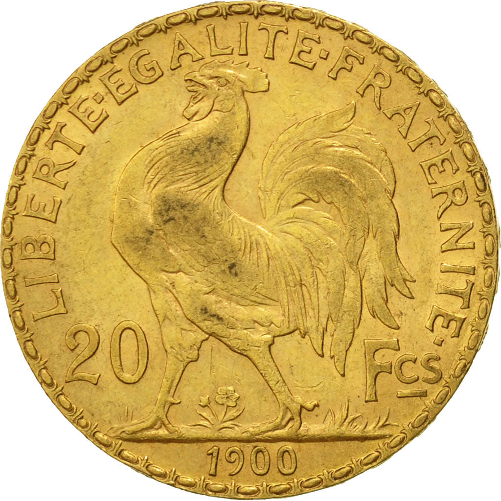 Coin, France, Marianne, 20 Francs, 1900, Paris, EF(40-45), Gold, KM:847