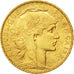 Moneta, Francia, Marianne, 20 Francs, 1900, Paris, BB+, Oro, KM:847
