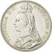 Great Britain, Victoria, Crown, 1887, AU(55-58), Silver, KM:765