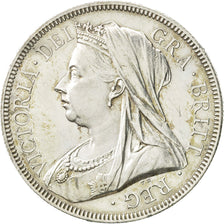 Great Britain, Victoria, 1/2 Crown, 1893, MS(60-62), Silver, KM:782