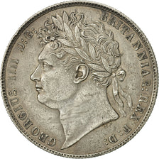 Gran Bretagna, George IV, 1/2 Crown, 1820, SPL-, Argento, KM:676