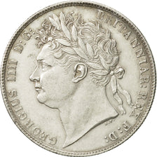 Coin, Great Britain, George IV, 1/2 Crown, 1824, MS(63), Silver, KM:688