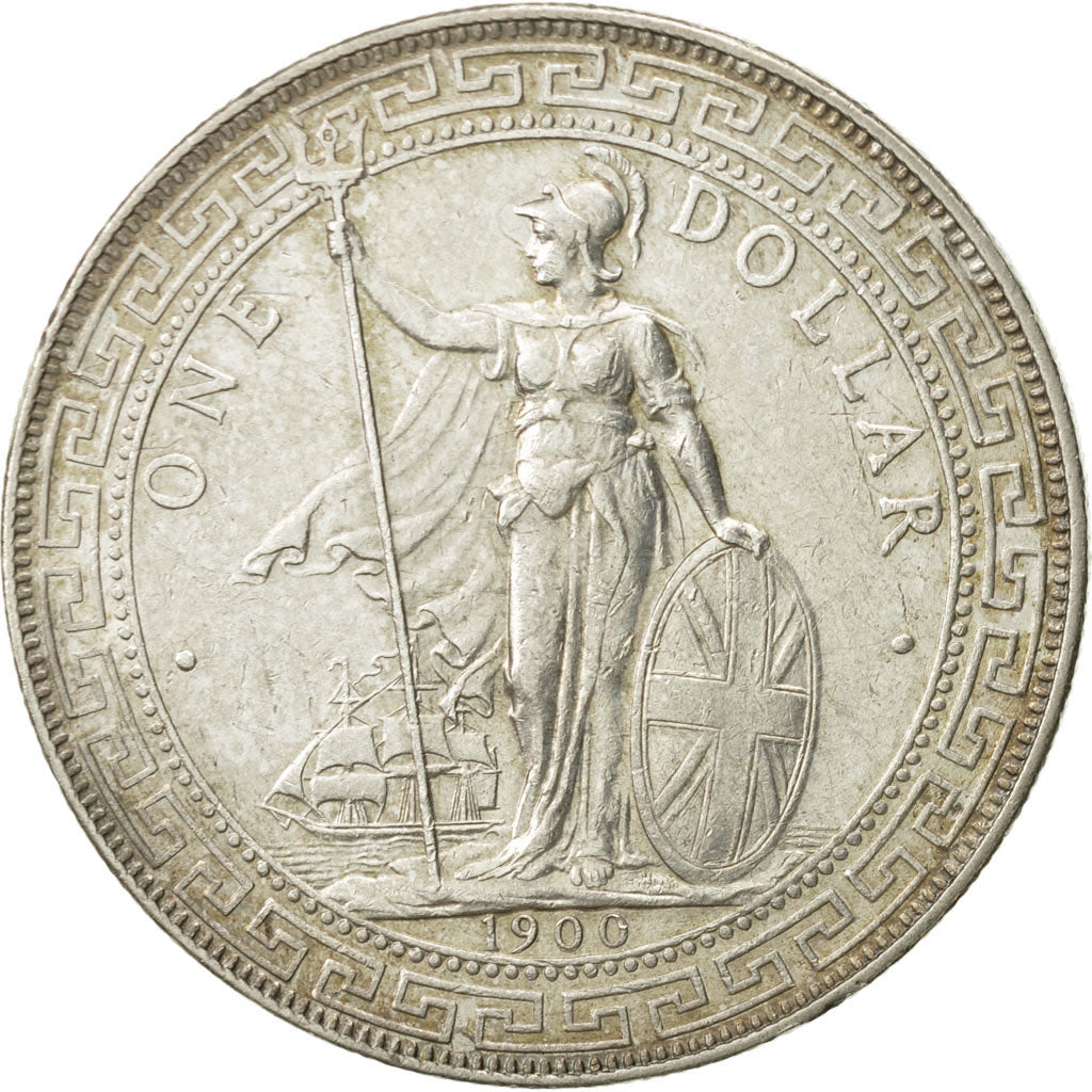 Gran Bretaña, Dollar, 1900, EBC, Plata, KM:T5