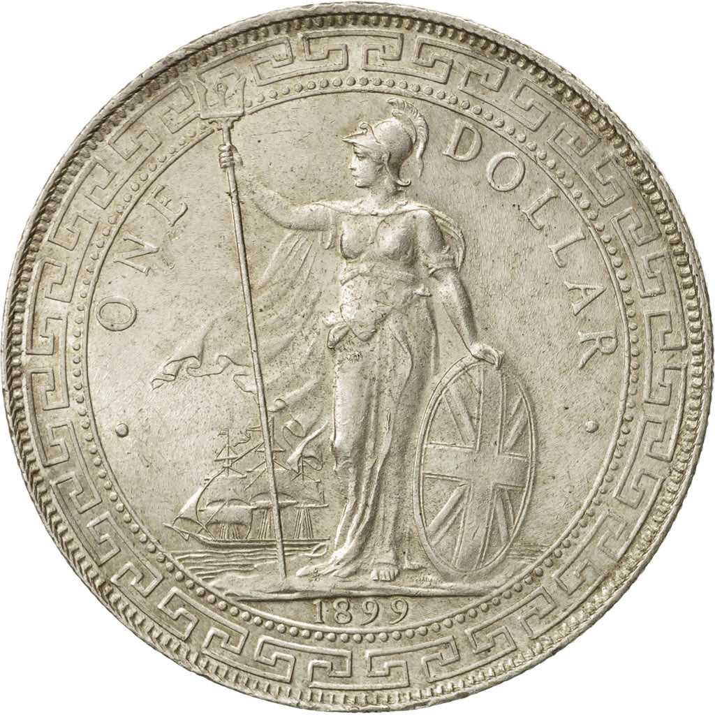 Gran Bretaña, Dollar, 1899, EBC+, Plata, KM:T5