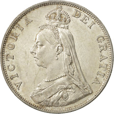 Coin, Great Britain, Victoria, Double Florin, 1889, MS(60-62), Silver, KM:763
