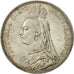 Coin, Great Britain, Victoria, Crown, 1890, AU(50-53), Silver, KM:765