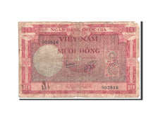 Vietnam del Sud, 10 D<ox>ng, 1955, KM:3a, Undated, B+