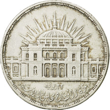 Ägypten, 25 Piastres, 1957, SS+, Silber, KM:389