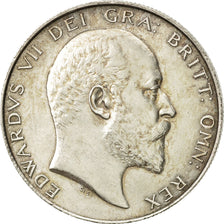 Great Britain, Edward VII, 1/2 Crown, 1902, MS(60-62), Silver, KM:802