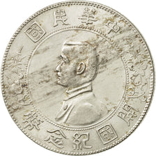 Coin, CHINA, REPUBLIC OF, Dollar, Yuan, 1927, MS(60-62), Silver, KM:318a.1