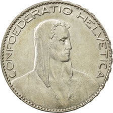 Switzerland, 5 Francs, 1922, Bern, AU(55-58), Silver, KM:37