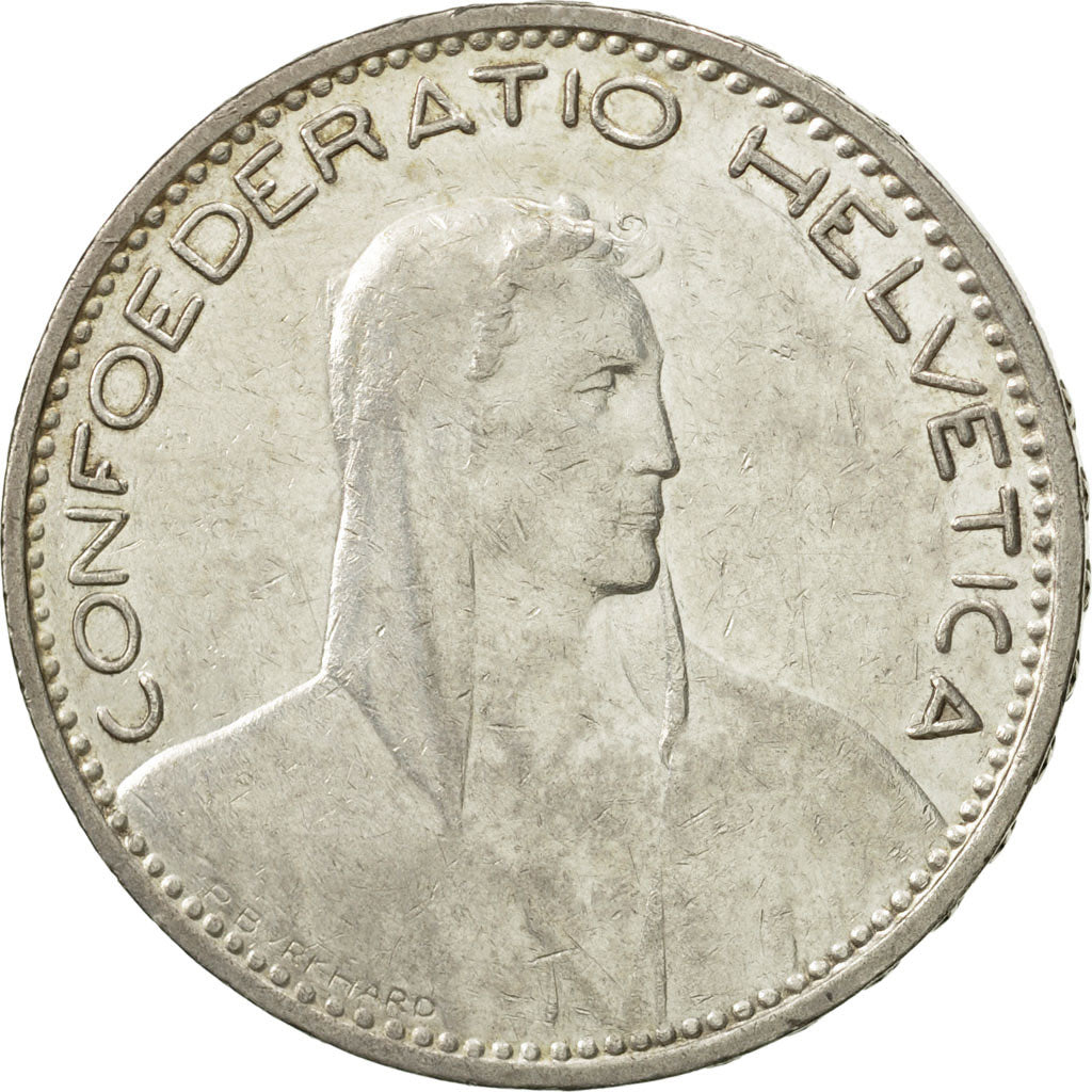 Switzerland, 5 Francs, 1923, Bern, EF(40-45), Silver, KM:37