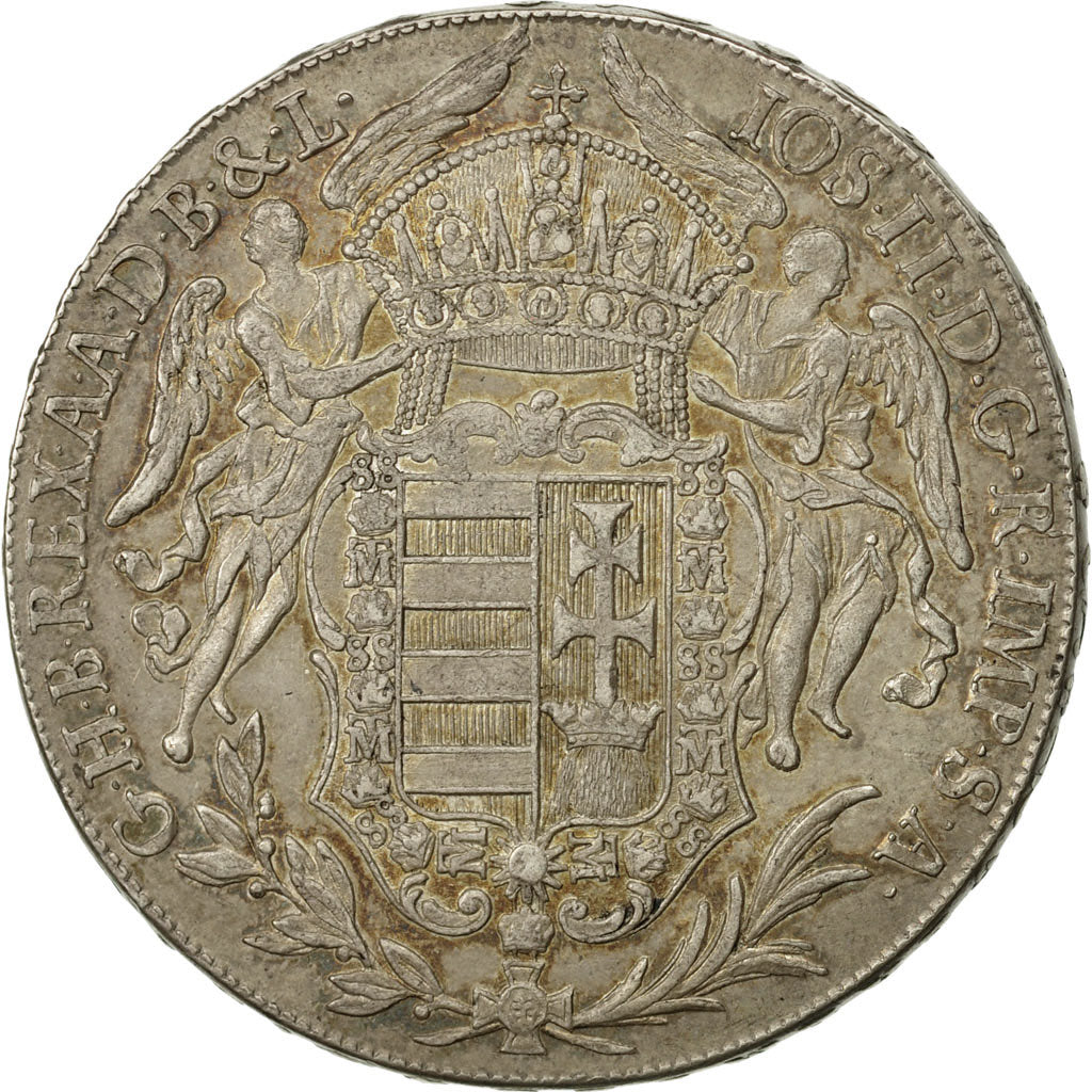 Hungary, Joseph II, Thaler, 1783, AU(50-53), Silver, KM:395.1