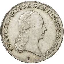 AUSTRIAN NETHERLANDS, Franz II, 1/2 Kronenthaler, 1797, Kremnitz, AU(55-58)
