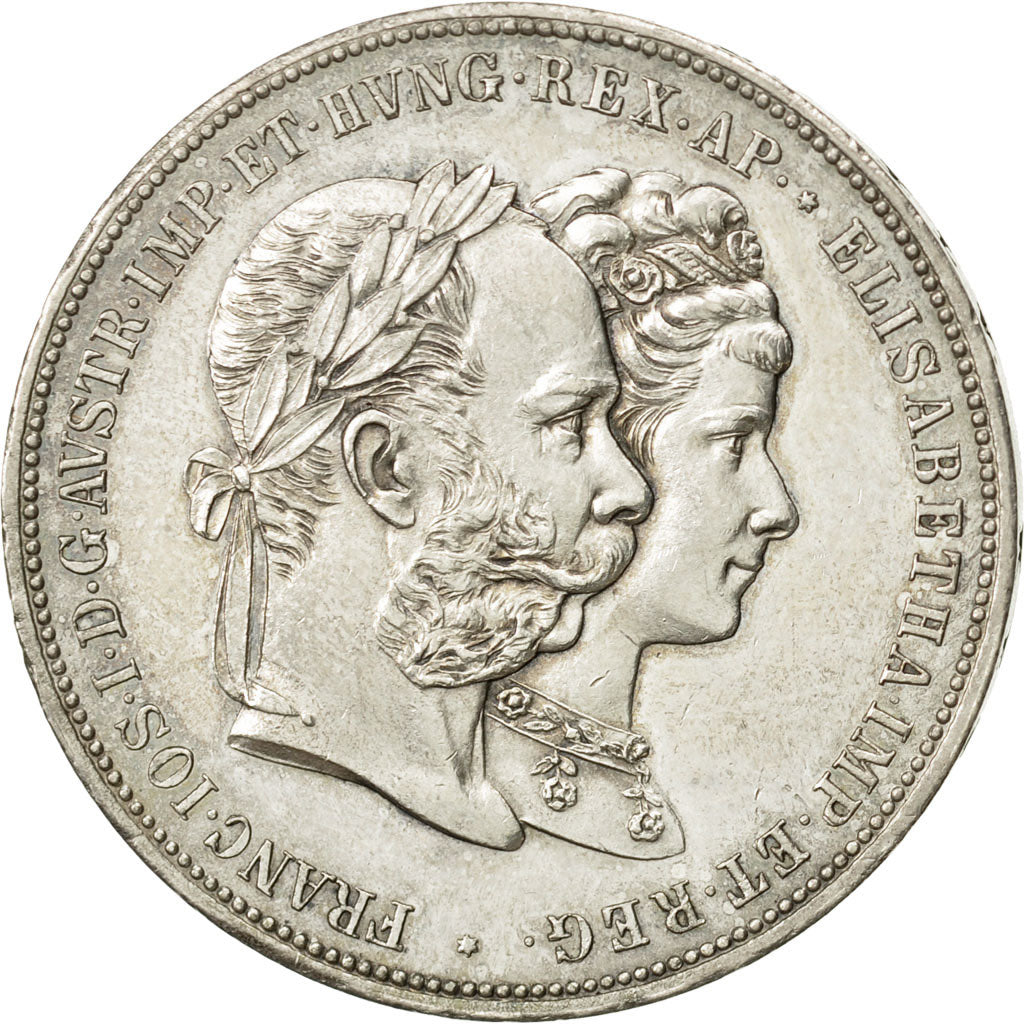 Austria, Franz Joseph I, 2 Gulden, Zwei, 1879, AU(50-53), Silver, KM:M5