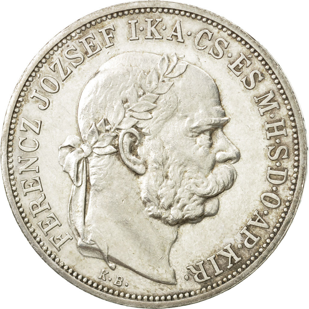 Moneta, Ungheria, Franz Joseph I, 5 Korona, 1907, Kormoczbanya, SPL-, Argento