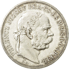 Monnaie, Hongrie, Franz Joseph I, 5 Korona, 1907, Kormoczbanya, SUP, Argent