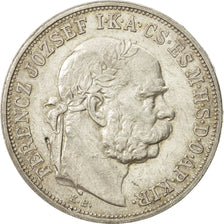 Hungría, Franz Joseph I, 5 Korona, 1908, Kormoczbanya, MBC, Plata, KM:488