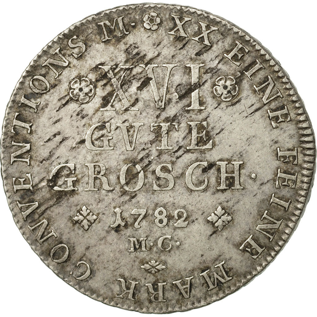 Coin, German States, BRUNSWICK-WOLFENBUTTEL, Karl Wilhelm Ferdinand, 16 Gute