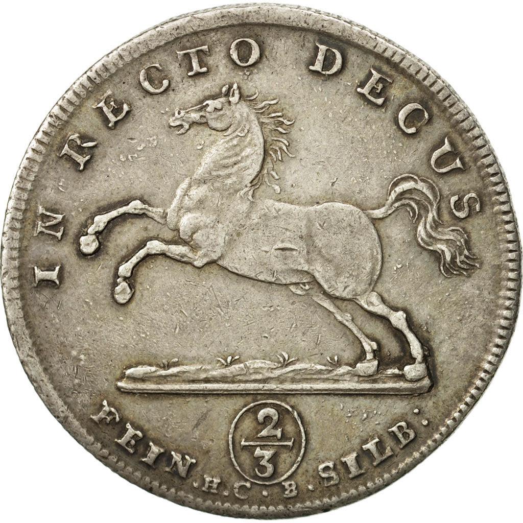 Coin, German States, BRUNSWICK-LUNEBURG-CALENBERG-HANNOVER, George Ludwig, 2/3